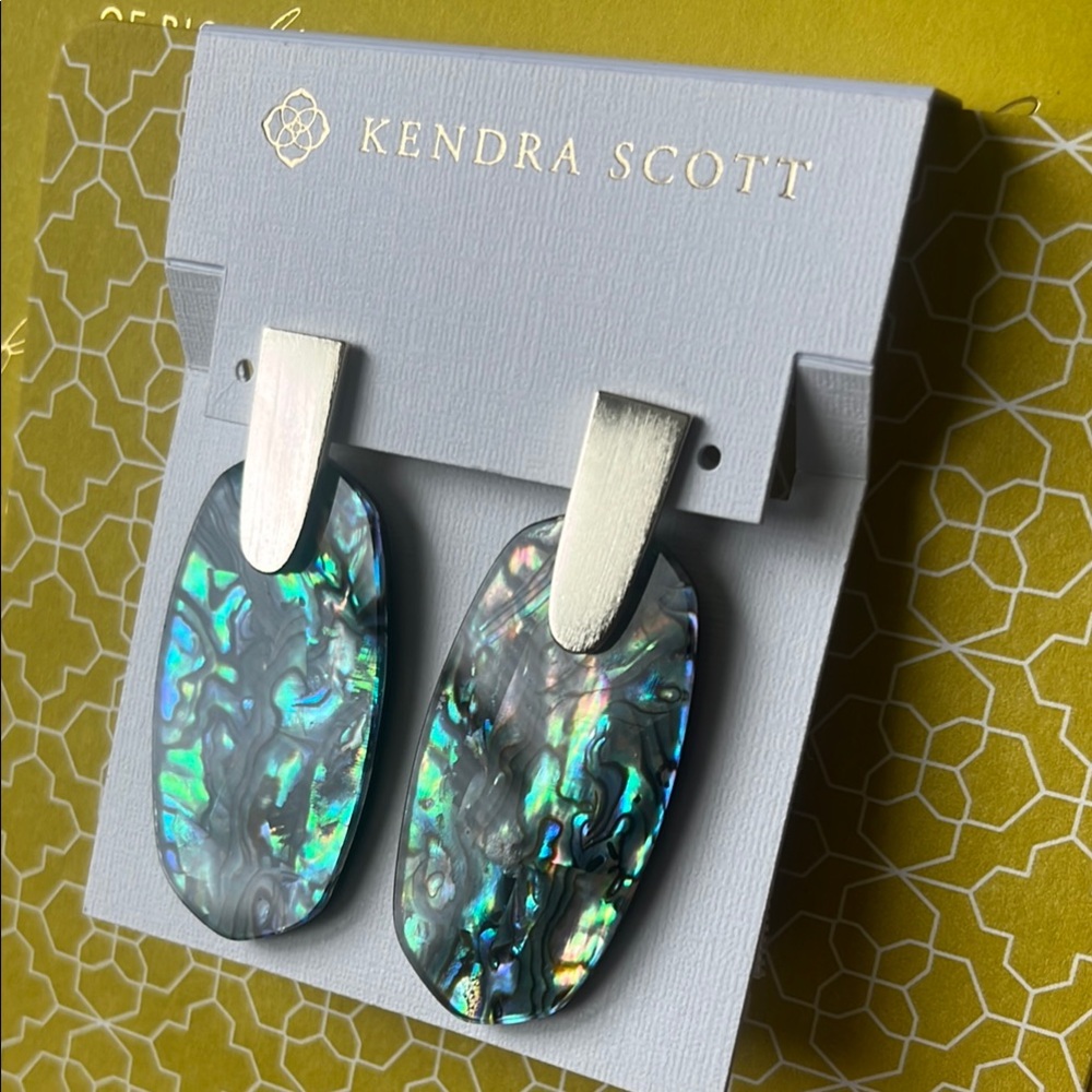 Kendra Scott Abalone Shell Aragon Earrings